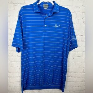 Southern Hills Country Club Tulsa OK Mens M Polo Shirt Blue Fennec The First Tee